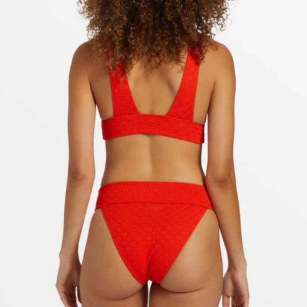 BILLABONG NWT Good Vibes Remi Swim Top Bikini‎ Bottoms Set S M $130 - Picture 4 of 7